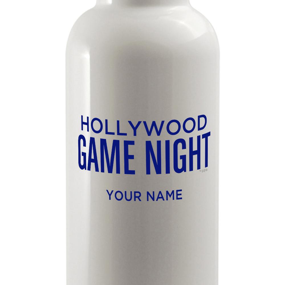 Personalized Hollywood Game Night Water Bottle