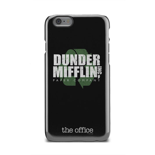 The Office Dunder Mifflin Recycle iPhone Tough Phone Case-0