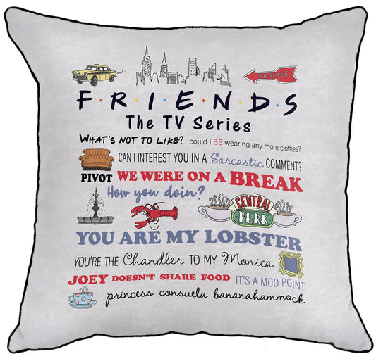 Friends Quotable Pillow Cover-0