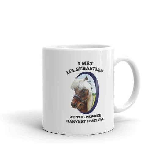 Parks And Recreation Li'l Sebastian White Mug-0