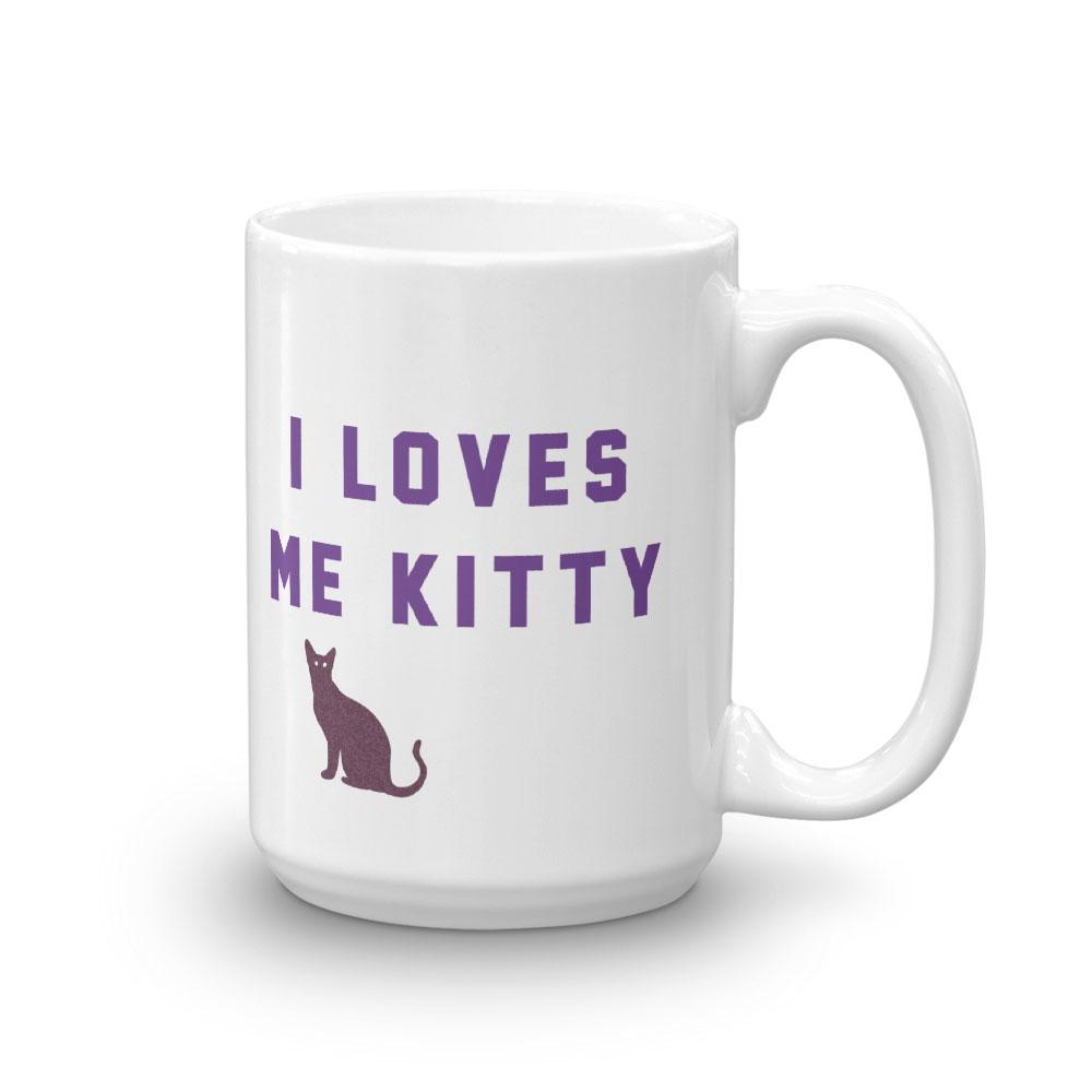 Will & Grace I Loves Me Kitty White Mug