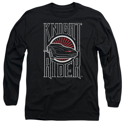 Knight Rider Logo Long Sleeve T-Shirt-0