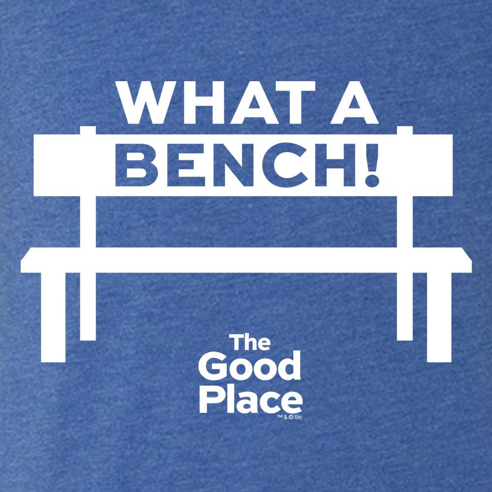 The Good Place What a Bench Men's Tri-Blend Short Sleeve T-Shirt