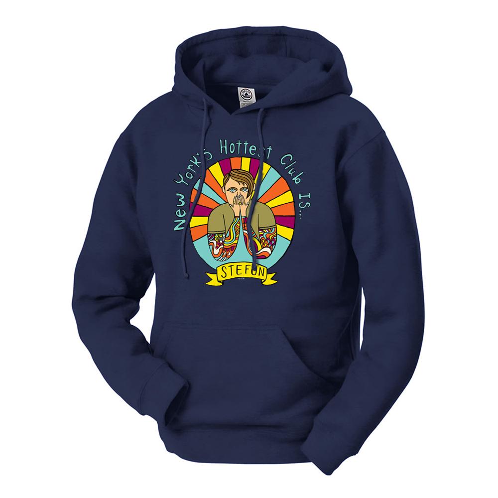 Saturday Night Live Stefon New York's Hottest Club Hooded Sweatshirt