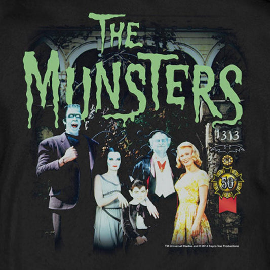 The Munsters 1313 50 Years Hooded Sweatshirt-1