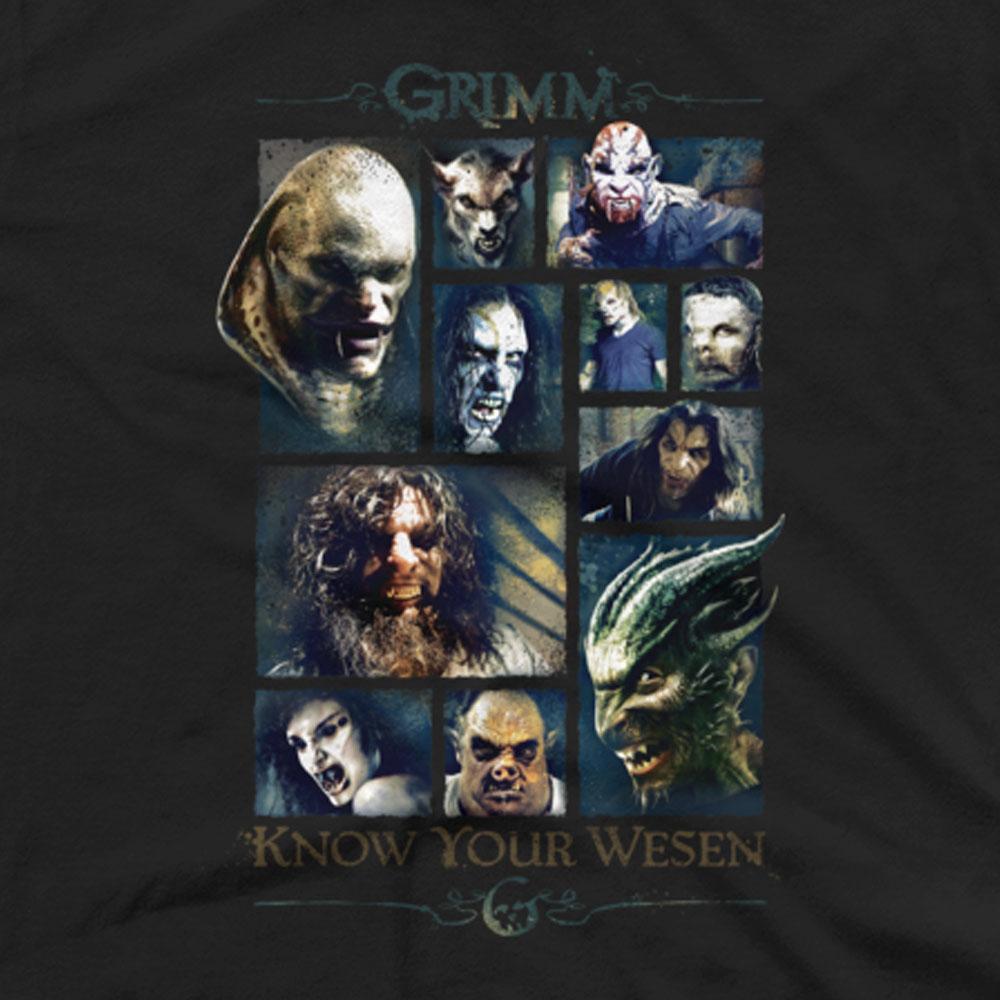 Grimm Know Your Wesen Men's Short Sleeve T-Shirt