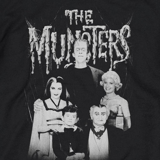 The Munster Family Portrait Crew Neck Sweatshirt-1