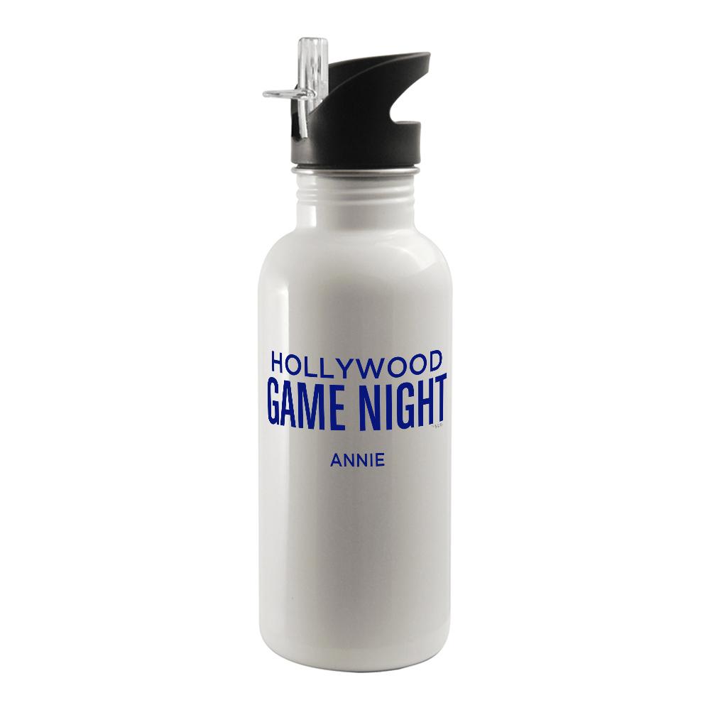 Personalized Hollywood Game Night Water Bottle