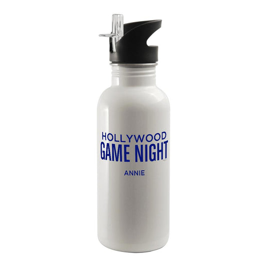 Personalized Hollywood Game Night Water Bottle-0