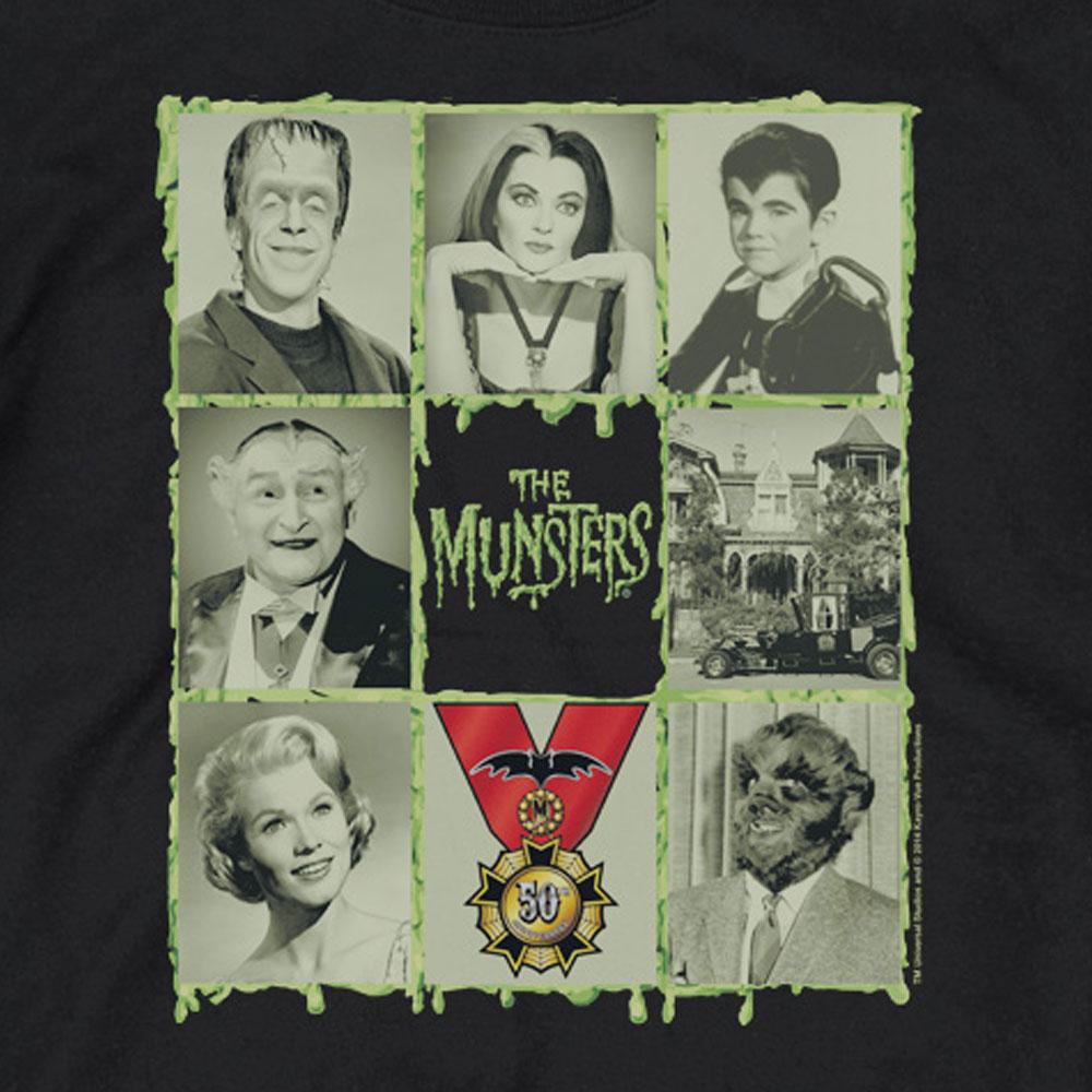 The Munsters Blocks Crew Neck Sweatshirt