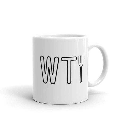 The Good Place WTFork White Mug-3