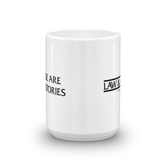 Law & Order These are Their Stories White Mug-1