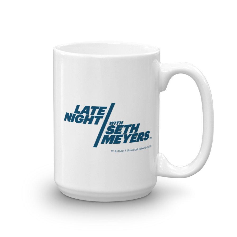 Late Night With Seth Meyers 15 oz White Mug