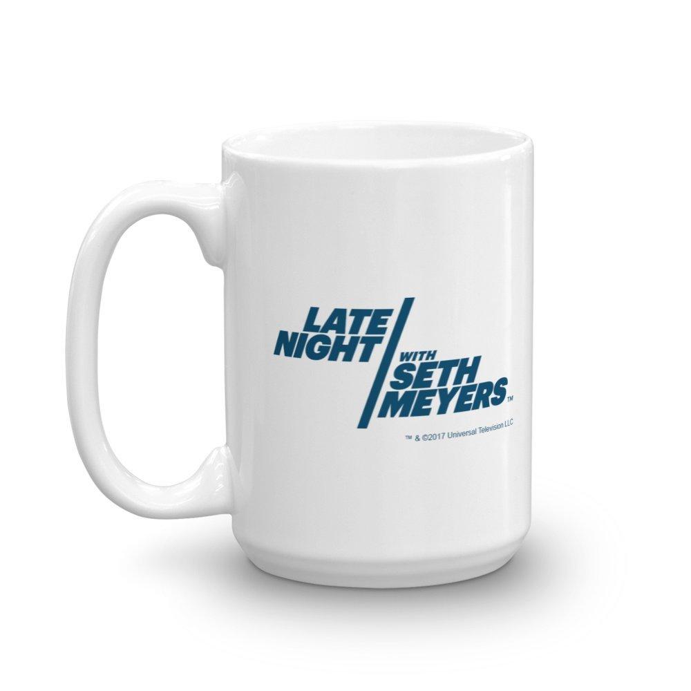 Late Night With Seth Meyers 15 oz White Mug