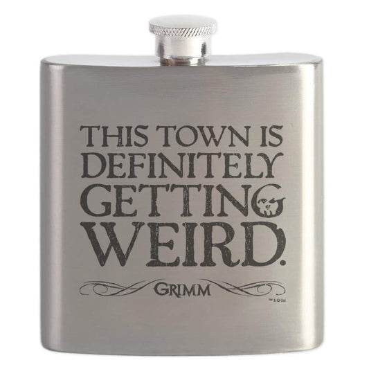 Grimm This Town Is Definitely Getting Weird Flask-0