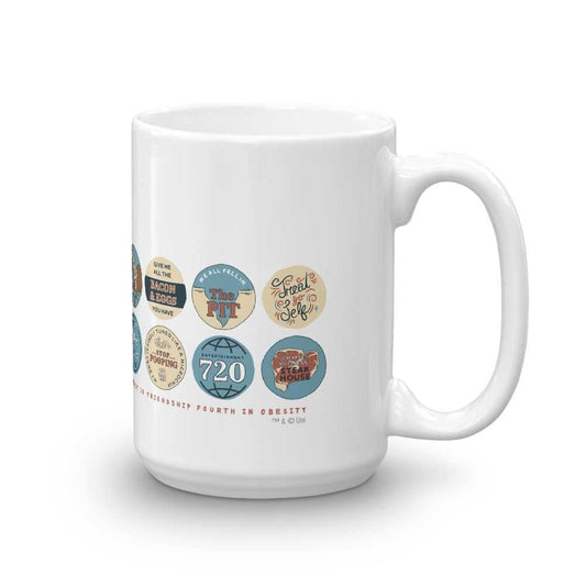 Parks and Recreation Quote Mash-Up White Mug-3