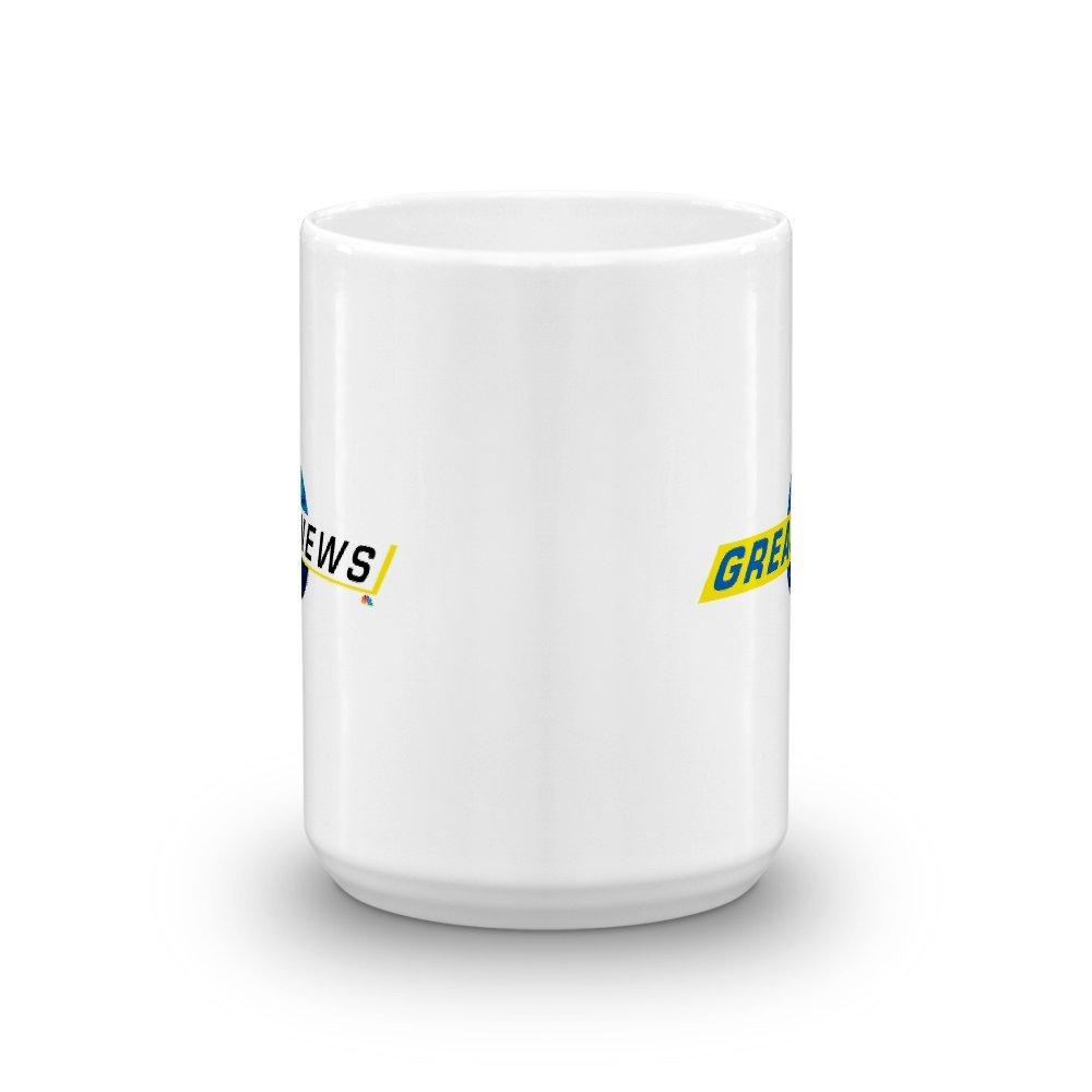 Great News Globe Logo White Mug