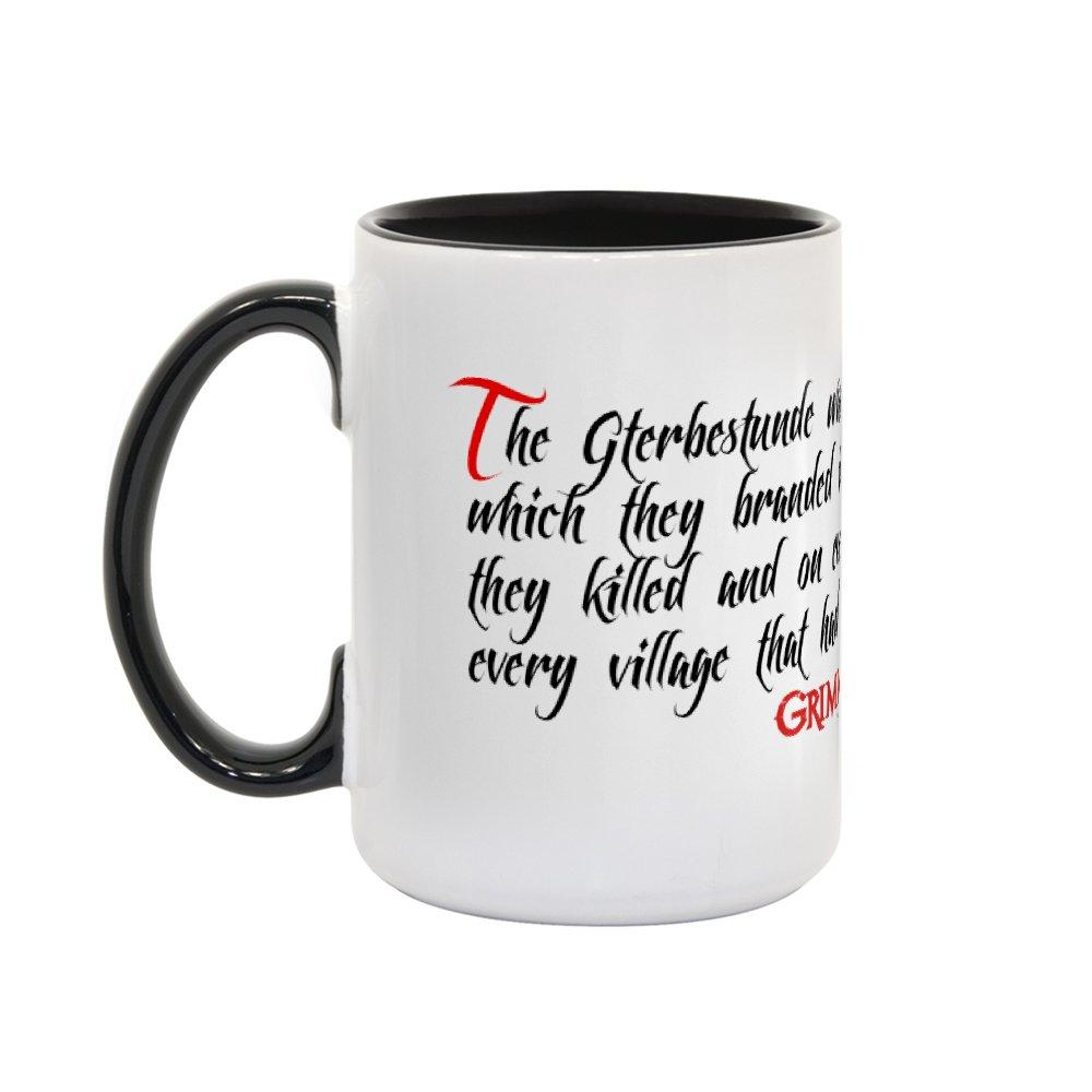 Grimm Gterbestunde Mark White and Black Mug