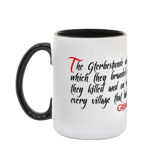 Grimm Gterbestunde Mark White and Black Mug-0