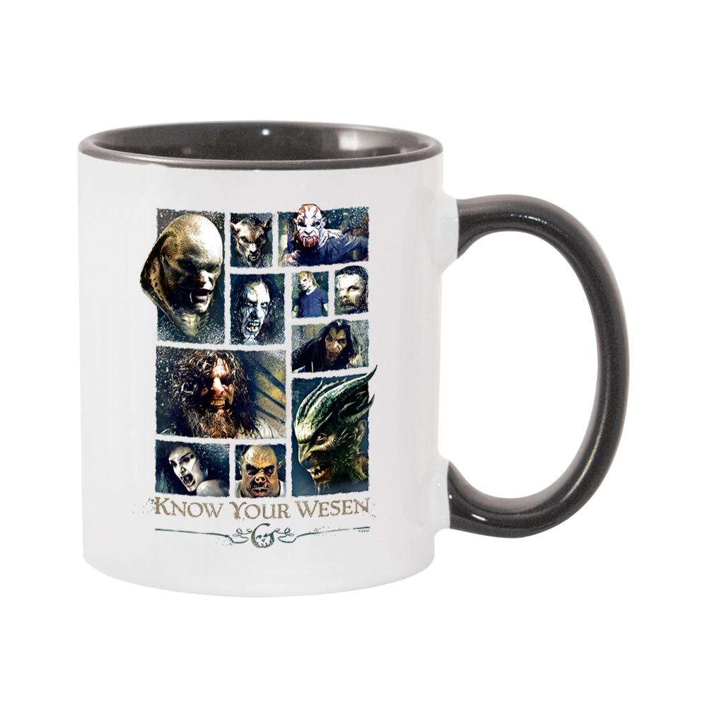 Grimm Know Your Wesen White and Black Mug