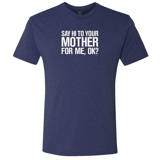 Saturday Night Live Hi Mother Men's Tri-Blend Short Sleeve T-Shirt-0