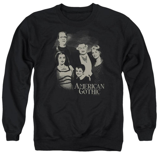 The Munsters American Gothic Crew Neck Sweatshirt-0