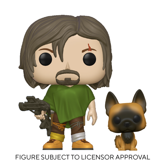 The Walking Dead Daryl with Dog Buddy Pop Figure by Funko!-0