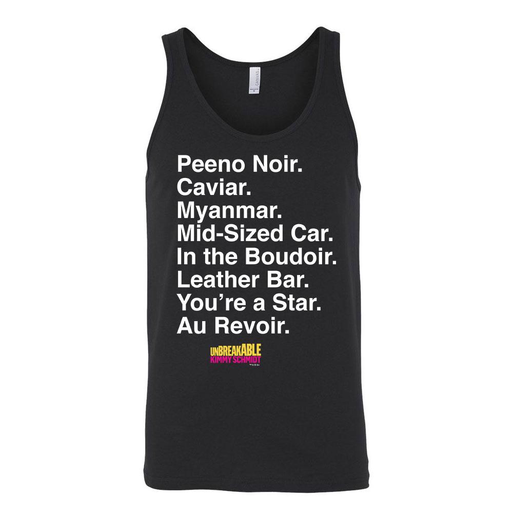 Unbreakable Kimmy Schmidt Titus Peeno Noir Tank Top