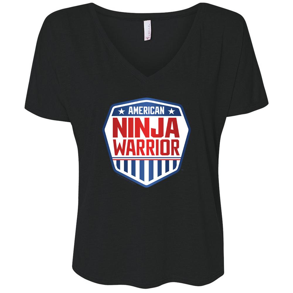 American Ninja Warrior Women's Relaxed V-Neck T-Shirt