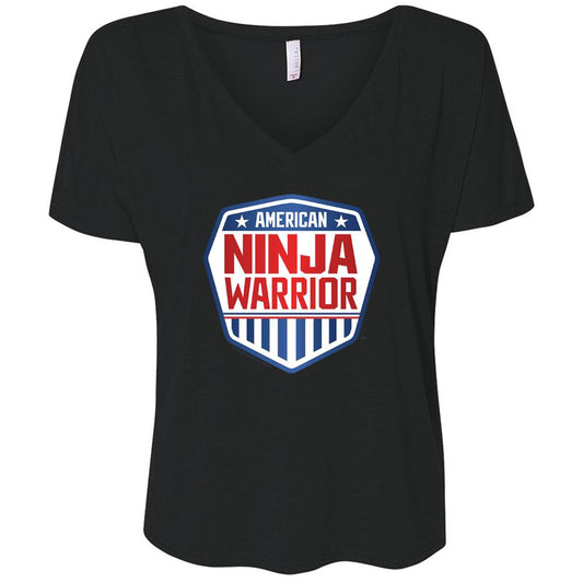 American Ninja Warrior Women's Relaxed V-Neck T-Shirt-5