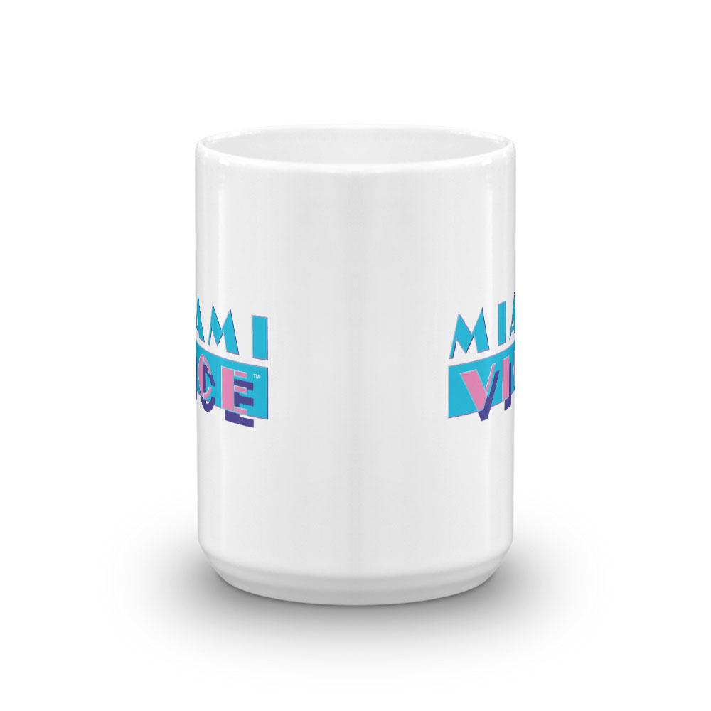 Miami Vice Logo White Mug