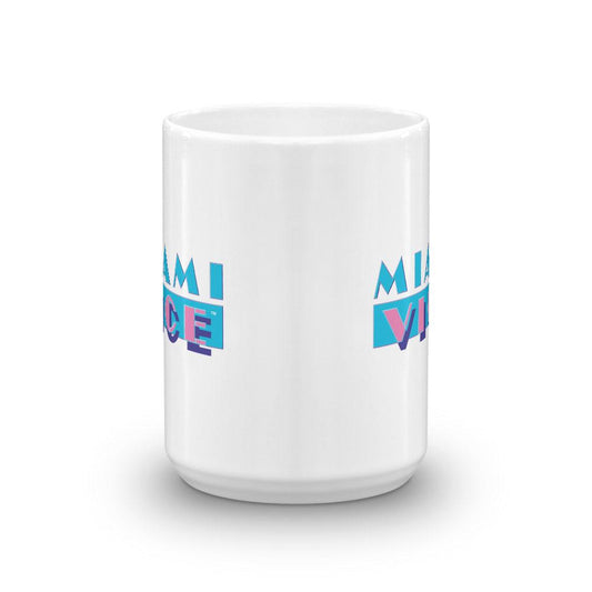 Miami Vice Logo White Mug-1