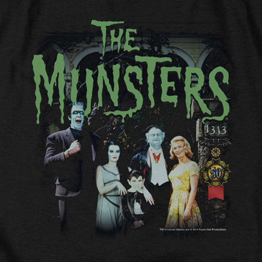 The Munsters 1313 50 Years Men's Short Sleeve T-Shirt-1