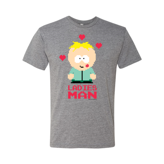 South Park 8-Bit Butters Ladies Man Short Sleeve T-Shirt-1