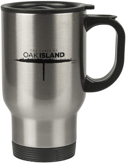 The Curse of Oak Island Stainless Steel Travel Mug-0