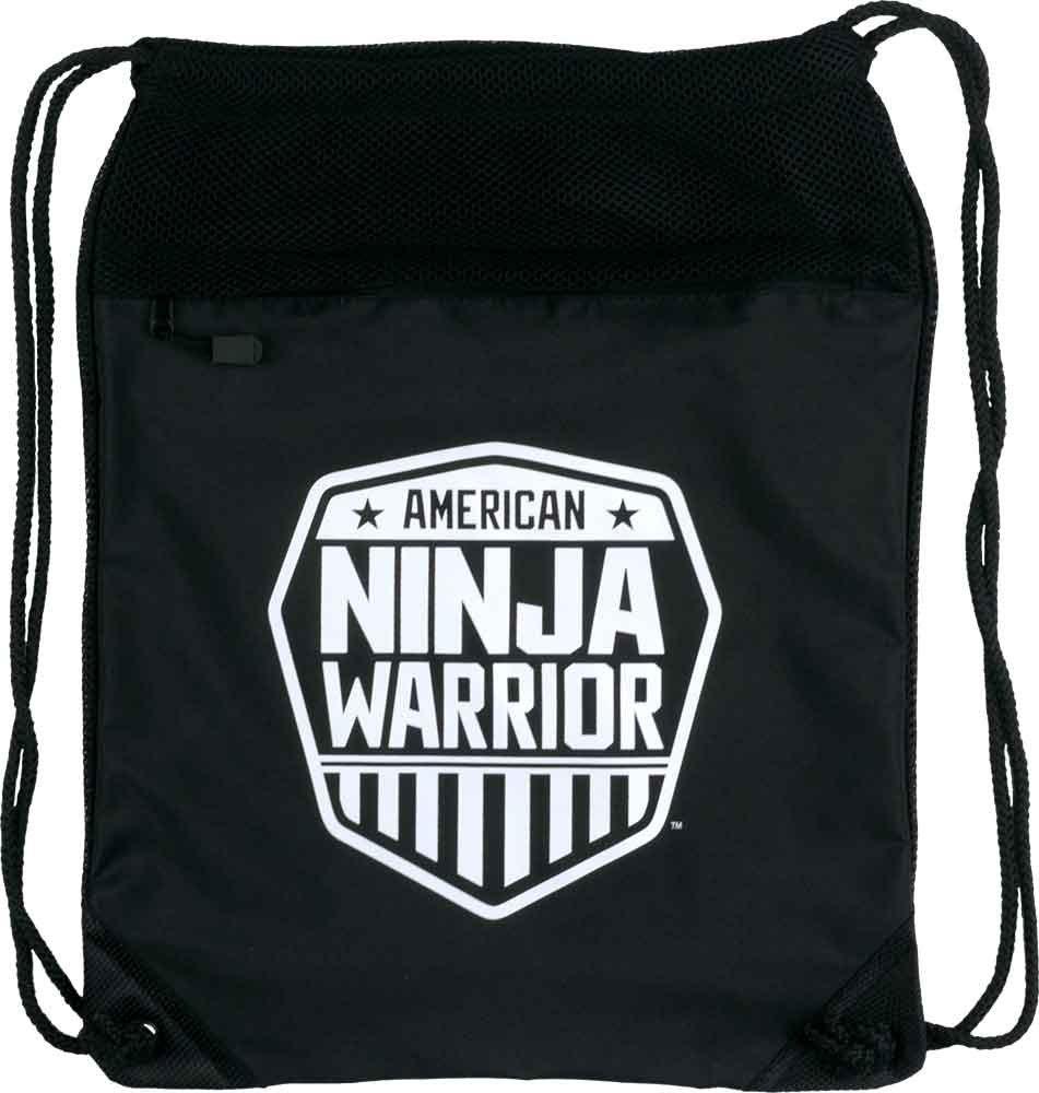 American Ninja Warrior Black Cinch Backpack