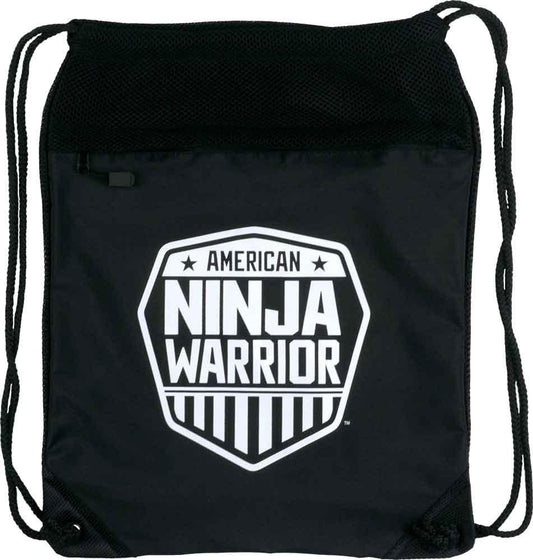 American Ninja Warrior Black Cinch Backpack-0