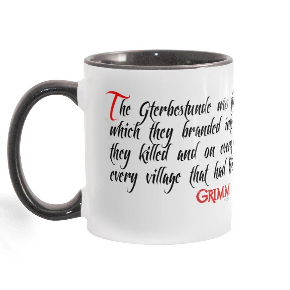 Grimm Gterbestunde Mark White and Black Mug