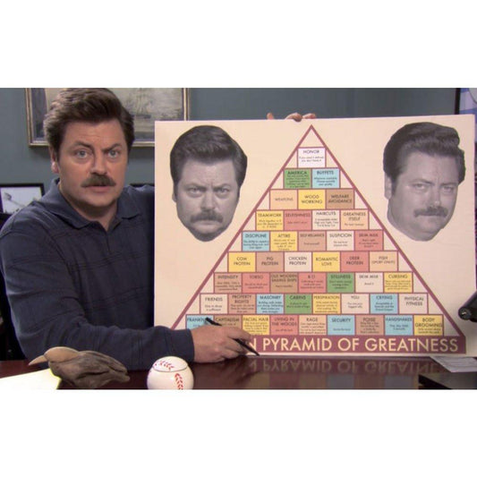 Parks and Recreation Swanson Pyramid of Greatness Poster - 18x24-1