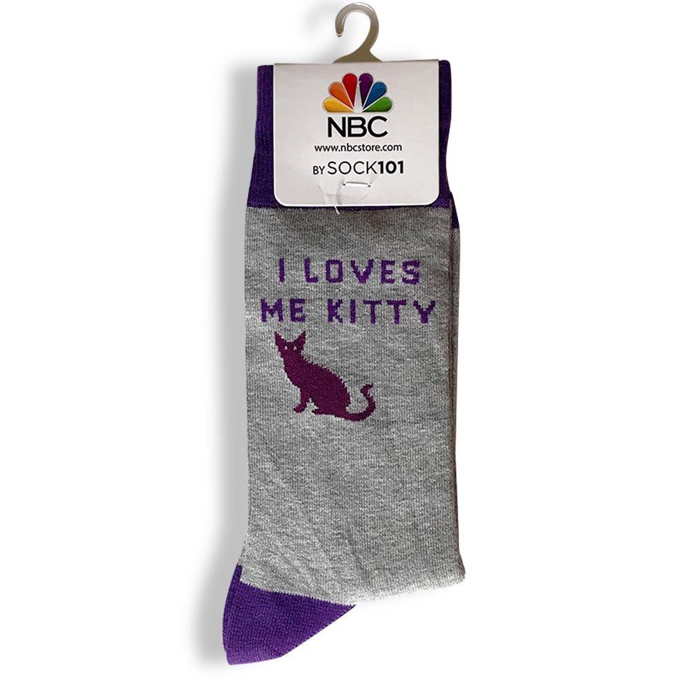 Will & Grace I Loves Me Kitty Custom Knit Socks