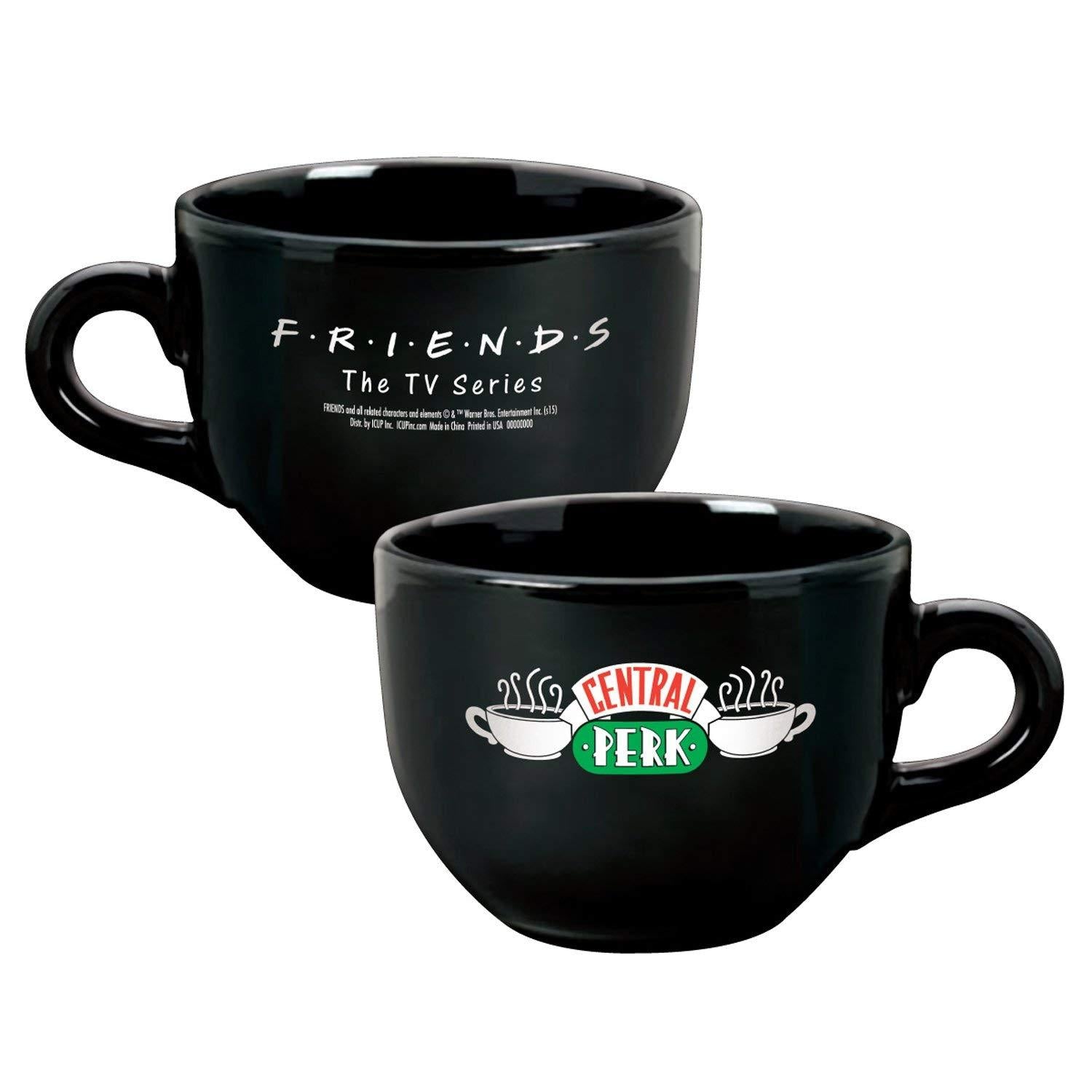 Friends Central Perk Latte Black Coffee Mug