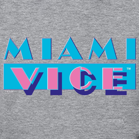 Miami Vice Logo Hooded Sweatshirt-1