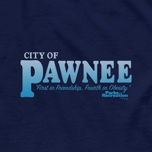 Parks and Recreation Pawnee Men's Short Sleeve T-Shirt-1