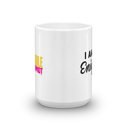 Unbreakable Kimmy Schmidt I am an Enigma White Mug-1