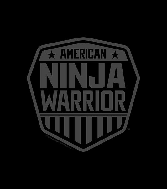 American Ninja Warrior Black Beach Towel - 30x60-1