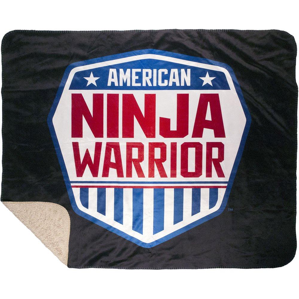 American Ninja Warrior Faux Mink Sherpa Throw Blanket - 60 x 50