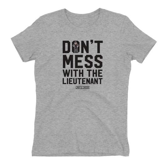 Law & Order: SVU Don't Mess With The Lt. Women's Short Sleeve T-Shirt-0