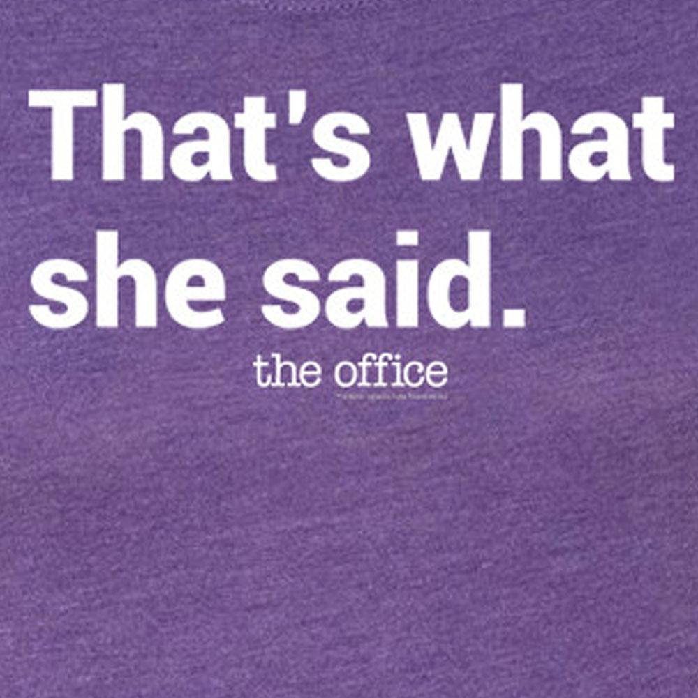 The Office That's What She Said Women's Tri-Blend T-Shirt