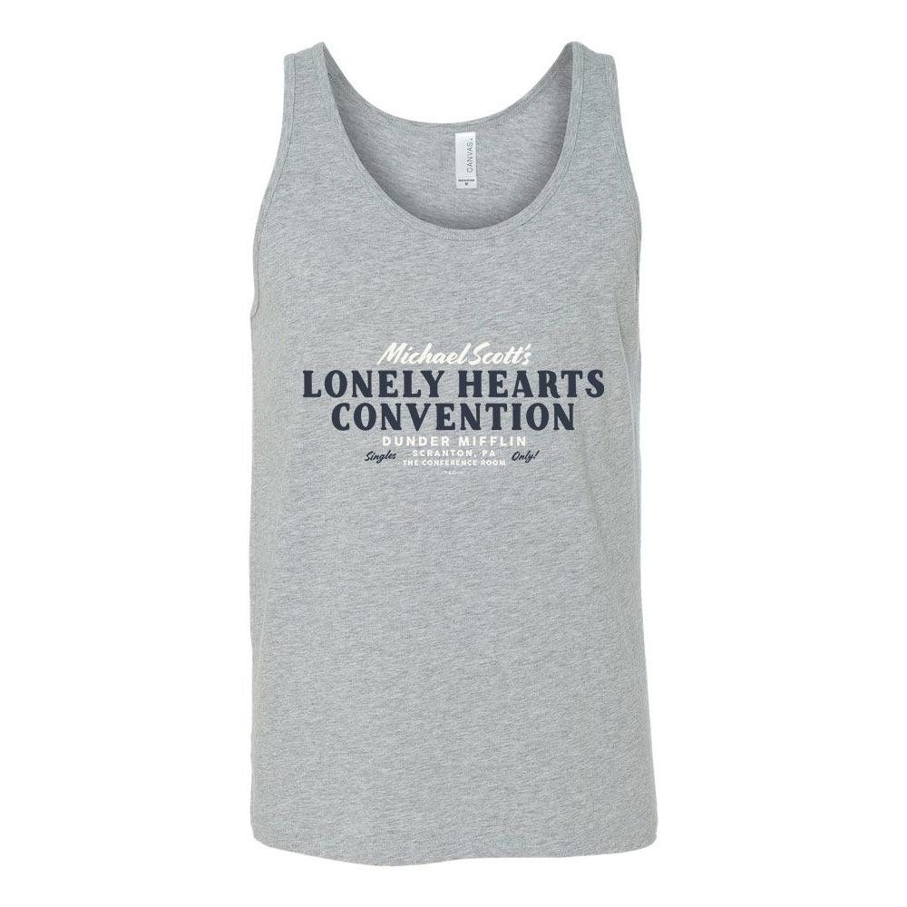 The Office Michael Scott Lonely Hearts Convention Tri-Blend Tank Top