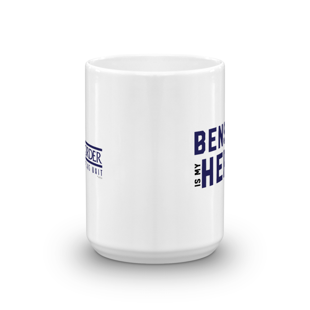 Law & Order: SVU Benson is My Hero White Mug